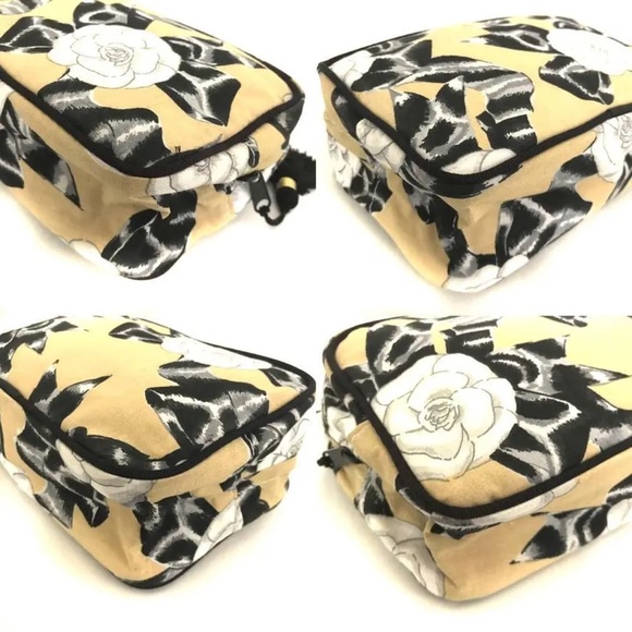 Reserved for Suzanne Chanel Camellia Rose Authentic Makeup Bag - Picture 7 of 9